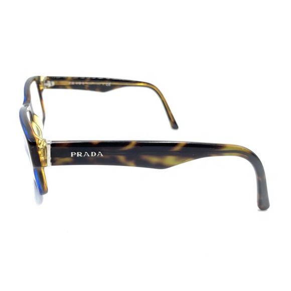 Prada VPR 16M ZXH-1O1 Blue Brown Tortoise Eyeglasses Frames 53-16 140 Italy - Picture 7 of 12